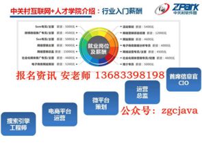中關村互聯網營銷與大數據培訓 Java技術賦能與“先就業后付款”模式解析
